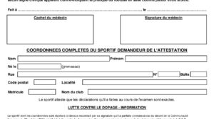 Attestation Médicale